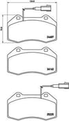 Fiat Ön Fren Balatası BREMBO