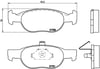 Fiat Ön Fren Balatası BREMBO
