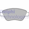 Fiat Albea Siena Ön Fren Balatası Delphi 123Mm (2002 Ve Sonrası)