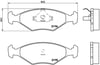 Fiat Palio Siena 1.4 Albea (96>) Ön Balata 5882984-55170758