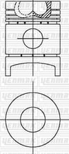 Fiat CO 3/20/21/40/41/75 Piston Segman Q110.0mm STD YENMAK