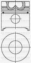 Fiat 8035.06 Piston Segman Q100.0mm STD YENMAK