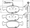 Fiat Low-Met Ön Fren Balatası BREMBO