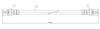 Ford Fiesta 1 Fiesta 2 Fiesta Panelvan Arka Fren Hortumu CAVO