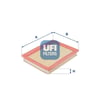 Ford Fiesta V Hava Filtresi 1.25 -1.4 16V UFI