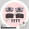 Renault Fluence Arka Balata Megane II Megane III Peugeot 207 308 307 Partner... ZIMMERMANN