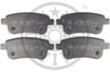 Renault Fluence Megane 3 Megane 4 Scenic 3 Clio 5 Captur 2 Arka Fren Balatası OPTIMAL