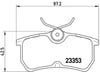 Ford Focus I Fiesta VI Arka Fren Balatası BREMBO