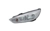Ford Focus III Far Komple Sol Motorlu Krom TYC