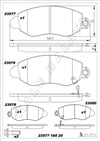 Ford Transit V184 Ön Fren Balatası KALE-BALATA