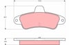 Ford Cougar Mondeo I II Arka Disk Balata TRW