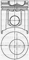 Ford Piston Segman Q112.26mm 020 YENMAK