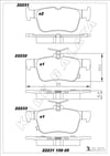 Ford Galaxy III Arka Fren Balatası KALE-BALATA