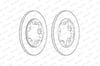 Ford Transit V363 Arka Fren Diski Tek Teker FERODO
