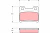 Ford Escort Classic Arka Disk Balatası TRW