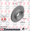 Ford Transit Custom V362 Arka Fren Disk Aynası ZIMMERMANN