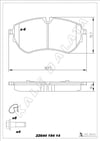 Ford Transit V348 Ön Fren Balatası KALE-BALATA