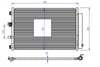 Ford Transit Custom Klima Radyatörü Kondenseri ORIS
