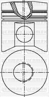 KHD Ford F6 L 413F-F6 L 413FR Piston Segman Q125.5mm 050 YENMAK