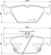 Subaru Forester Arka Fren Balatası BREMBO