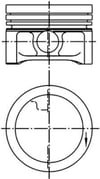 Smart Motor Piston Segman 0.25mm 66.50mm KOLBEN