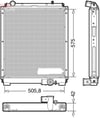 Fuso Canter Radyatör 5.5T Manuel RADISEN