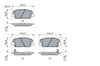 Hyundai Genesis Disk Balata BOSCH