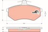 Volkswagen Golf Polo Classic Passat Cordoba Caddy Ibiza Toledo Vento Ön Fren... TRW