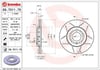 VW Golf 4 Polo Bora Seat Leon Toledo 2 Ibiza 4 5 Audi A3 Ön Fren Aynası... BREMBO