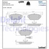 Volkswagen Golf 4 Golf 5 Jetta Bora Polo Audi A3 Seat Leon Ön Balata Fişli Küçük DELPHI