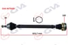 Volkswagen Golf 4 Komple Aks Sağ 1.9 TDI 823mm GVA