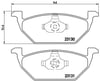 Volkswagen Golf 4 Ön Balata BREMBO