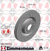 Volkswagen Golf 5 Passat Eos Audi A3 Seat Leon Ön Fren Aynası Havalı Delikli ZIMMERMANN