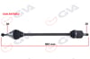 Volkswagen Golf VI Komple Aks Sağ Auto 883mm GVA