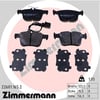 Volkswagen Golf VII Arka Balata Touran T-Roc Audi A3 Q2 TT Seat Ateca Leon... ZIMMERMANN