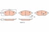 Volkswagen Golf 7 Passat CC Sharan Seat Leon Skoda Octavia Ön Fren Balatası TRW
