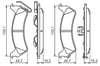 Jeep Grand Cherokee Arka Balata BOSCH