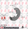 Fiat Grande Punto Arka Fren Kampanası Rulmanlı 203.2mm ZIMMERMANN