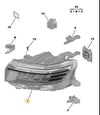 Opel Grandland Sağ Far [ECOLED] PSA