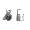 H100 H1 Starex Pajero Eksantrik Gergi Rulmanı 2.5D 2.5TCI 2.5TD GATES