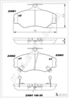 Hyundai H100 Ön Fren Balata 2.5L D4BA 4D55 4D56 Panelvan KALE-BALATA
