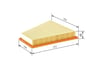 Hava Filtreleri 5 F10-F11-F18 10-