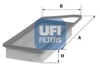 Hava Filtresi Peugeot 407 1.8-1.8 16V-2.0-2.0 16V-2.2 04- - C6 3.0 V6 05- - C5 1