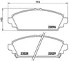 Honda Accord 6 / Civic 7 Ön Disk Fren Balatası VALEO