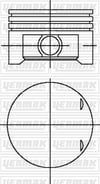 Honda Civic 1.6 VTEC 01-06 D16 Piston Segman Q75.0MM STD YENMAK