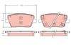 Hyundai i30 Arka Aks Disk Balata TRW