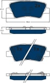 Hyundai Bayon Arka Disk Balata TRW