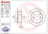 Hyundai Arka Fren Diski UV Coated BREMBO