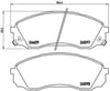 Hyundai Starex-H1 Ön Fren Balatası / Kia Carnival BREMBO