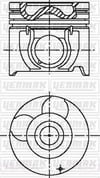 Hyundai Starex CRDI / Kia Sorento Piston Segman 140 D4CB 91.50mm YENMAK